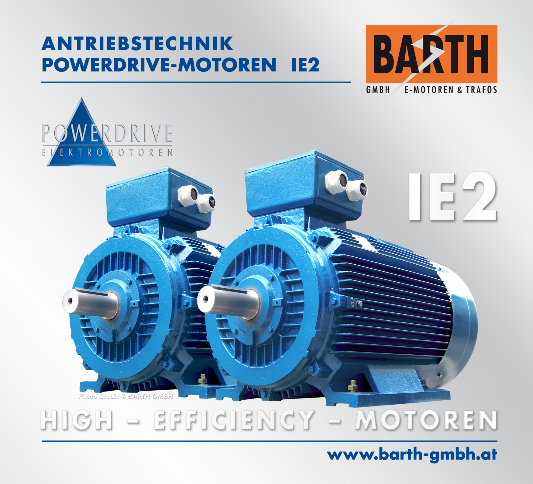 Abb.: Powerdrive-Motoren  -  IE2 High Efficiency, 110 Kw