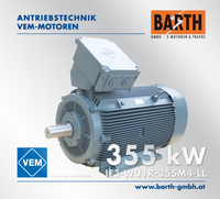 Abb.: VEM-Motor - IE3, Premium Efficiency, 355 kW