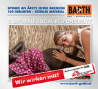 Abbildung: Sterile Entbindungen.<br />BARTH-GMBH unterstützt Ärzte ohne Grenzen.<br />Photocredit © Ärzte ohne Grenzen | MSF