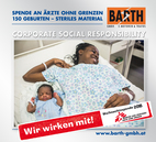 Abbildung: Sterile Entbindungen.<br />BARTH-GMBH unterstützt Ärzte ohne Grenzen.<br />Photocredit © Ärzte ohne Grenzen | MSF
