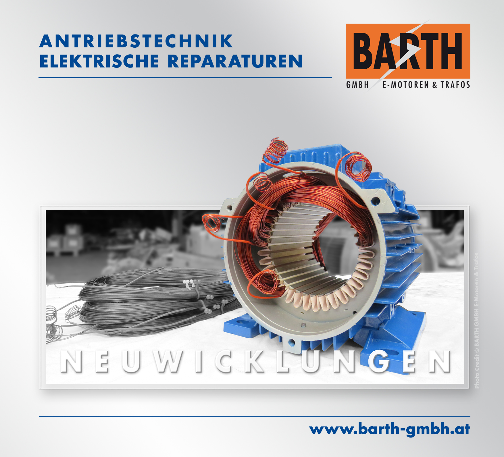 Abb.: Elektrische Reparaturen, Neuwicklungen