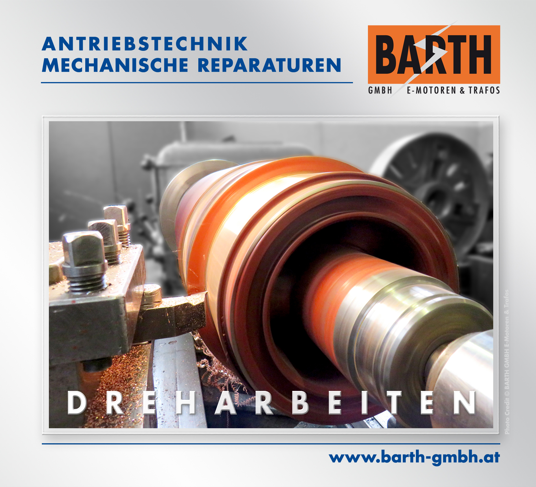 Abb.: Mechanische Reparaturen, Dreharbeiten