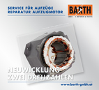 Abb.: Service für Aufzüge | Reparatur Aufzugmotor | Neuwicklung – 2 Drehzahlen