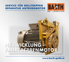 Abb.: Service für Rolltreppen | Reparatur Antriebsmotor | Neuwicklung Fahrtreppenmotor